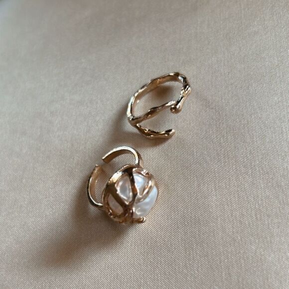 boho pearl ring A530 - Picture 2 of 4